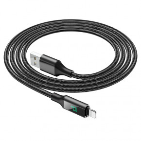  Borofone USB - Apple Lightning 2.4 A 1.2  Black (BU32LB) 3