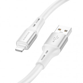  Borofone BX88 USB Lightning 2.4 A 1  White (BX88LW) 3