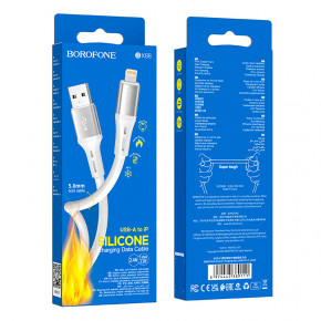  Borofone BX88 USB Lightning 2.4 A 1  White (BX88LW) 6