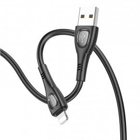  Borofone BX98 USB Type A - Apple Lightning 2.4 A 1  Black (BX98LB) 3