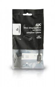  Cablexpert Mini DisplayPort - HDMI 0.15  Black (A-mDPM-HDMIF4K-01) 3