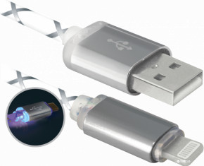  Defender ACH03-03LT USB AM - Lightning LED 1   3