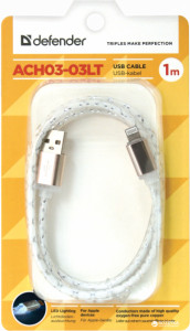  Defender ACH03-03LT USB AM - Lightning LED 1   5