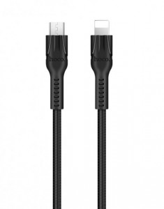  Hoco U31 Benay Lightning - USB Type- 1.2  Black (15960 black)