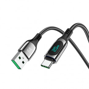  Hoco S51 USB Type-C 5 A 1,2  Black (6931474749239)