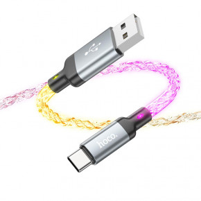  Hoco U 112 USB Type A Type-C 3 A 1  Gray (6931474788818) 4