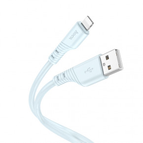  Hoco X 97 Crystal USB Apple Lightning 2.4 A 20W 1  Light Blue (6931474799807)