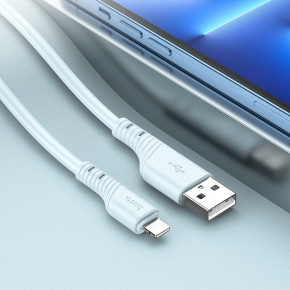  Hoco X 97 Crystal USB Apple Lightning 2.4 A 20W 1  Light Blue (6931474799807) 5