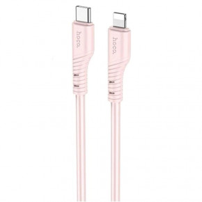   Hoco X97 Crystal color Type-C to Lightning 20 W 1  Light pink