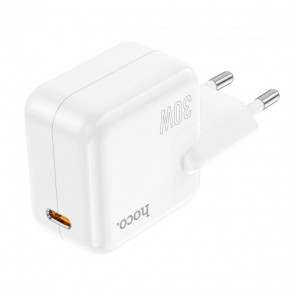   HOCO Advantage single port charger C112A |Type-C, 30W/3A, PD/QC|  6