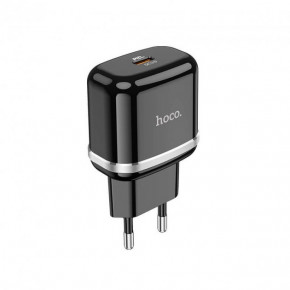   HOCO Victorious single port charger N24 |1Type-C, 20W/3A, PD/QC| 