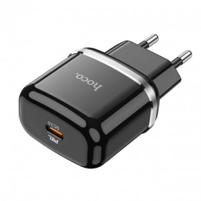   HOCO Victorious single port charger N24 |1Type-C, 20W/3A, PD/QC|  3