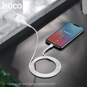   Hoco Micro USB cable vigour N2 |1USB, 2.1A| (Safety Certified)  4