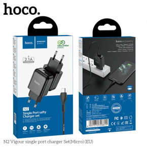   Hoco Micro USB cable vigour N2 |1USB, 2.1A| (Safety Certified)  5
