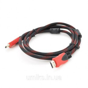   Merlion HDMI to HDMI 10.0m v1.4 OD-7.4mm Black/RED (YT-HDMI(M)/(M)NY/RD-10m)
