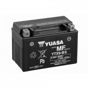   Yuasa 12V 8Ah MF VRLA Battery YTX9-BS () (+/-)