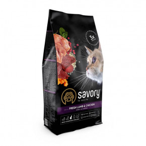    Savory Adult Cat Steril Fresh Lamb & Chicken 400  (30105)