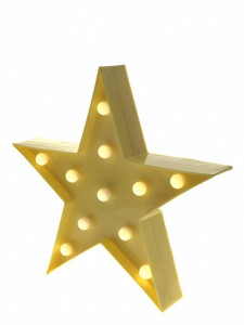  LED    UFT Funny Lamp Star yellow 3
