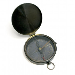     None Brass Flat Compass  8  (DN29259)