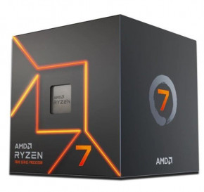  AMD Ryzen 7 7700 (8C/16T, 3.8-5.3GHz,32MB,65W,AM5,Wraith Prism) BOX (100-100000592BOX)