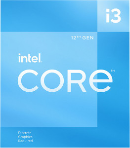  Intel Core i3 12100F 3.3GHz (12MB,  Alder Lake, 60W, S1700) Box (BX8071512100F)