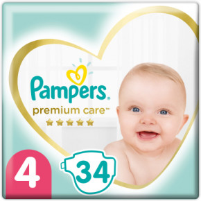  Pampers Premium Care Maxi  4 (9-14 ) 34  (8001090379368)