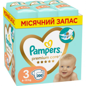ϳ Pampers Premium Care Midi  3 (6-10 ) 200  (8006540855898)