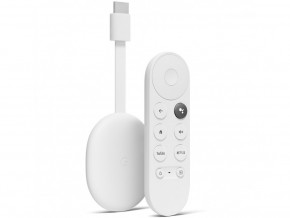   Google Chromecast 4K with Google TV (GA01919) Snow