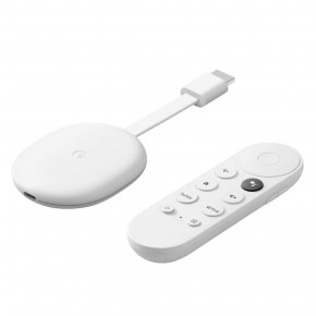   Google Chromecast 4K with Google TV (GA01919) Snow 3