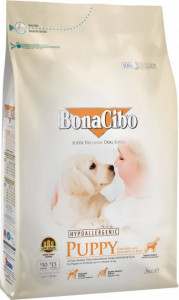    BonaCibo Puppy ChickenRice with Anchovy 3 kg (BC406106)