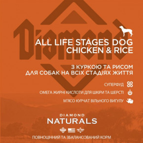                Diamond Naturals All Life Stages Dog ChickenRice 2kg (0074198615179) (dn10072-HT18) 7