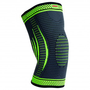  MadMax MFA-284 3D Compressive knee support Dark grey/Neon green L