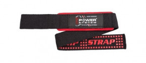    Power System XTR-Grip Straps PS-3430 (PS-3430_Black-Red) (1)