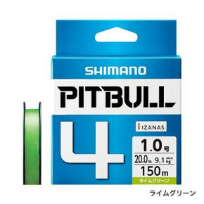  Shimano Pitbull 4PE 150m Lime Green PL-M54R (0.6 (12.5lb / 5.7kg))