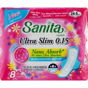   Sanita Dry & Fit Ultra Slim Wing 24.5  8  (8850461601795)