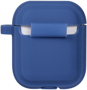  TOTO Plain Cover With Stripe Style Case AirPods Blue 3