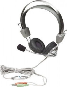    Manhattan Headset Stereo Silver 4