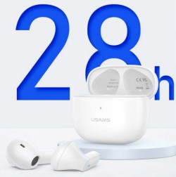  Usams NX10 Dual-mic ENC TWS Earbuds NX Series Bluetooth 5.2 White (BHUNX02) 4