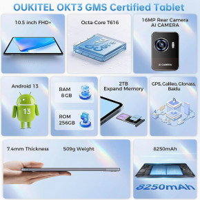  Oukitel OKT3 8/256GB Grey (6931940725279) 9