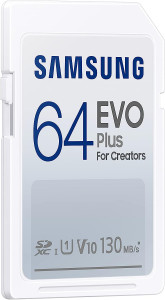   Samsung 64GB SDXC UHS-I U1 V10 EVO Plus (MB-SC64K/AM) 3