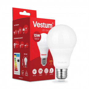  LED Vestum A65 15W 3000K 220V E27