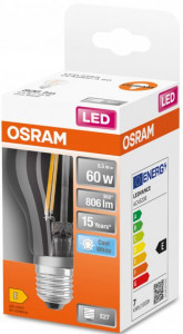  Osram LED CL A60 6,5W/840 230V FIL E27 (4058075112308) 6
