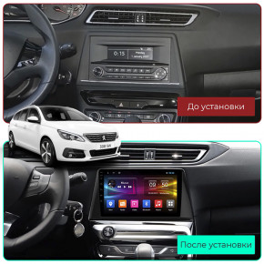   Lesko 9 Peugeot 308 2016+ 4+32 4G+CarPlay GPS Wi-Fi Premium  10