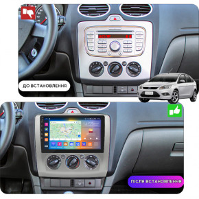   9 Lesko  Ford Focus II (North America) 2007-2010 4/64Gb CarPlay 4G Wi-Fi GPS Prime  4