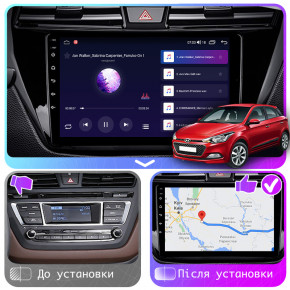   9 Lesko  Hyundai i20 II 2014-2018 4/64Gb CarPlay 4G Wi-Fi GPS Prime IPS  4