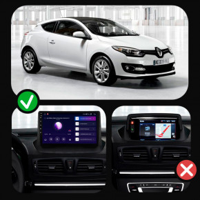   9 Lesko  Renault Megane III  2 2014-2016 2/32Gb CarPlay 4G Wi-Fi GPS Prime 4