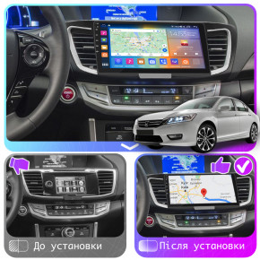  10 Lesko  Honda Accord IX 2012-2015 4/64Gb CarPlay 4G Wi-Fi GPS Prime IPS 8  4