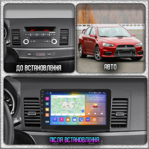   10 Lesko  Mitsubishi Lancer Evolution X 2007-2016 4/64Gb CarPlay 4G Wi-Fi GPS Prime 4