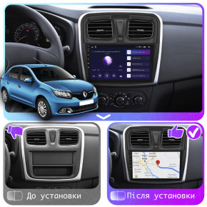   10 Lesko  Renault Logan II 2012-2018 4/64Gb CarPlay 4G Wi-Fi GPS Prime 8   4