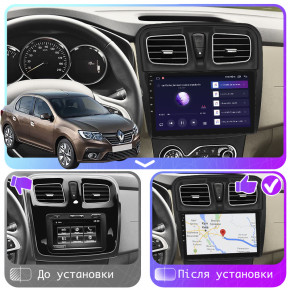   10 Lesko  Renault Logan II  2018-.. 4/64Gb CarPlay 4G Wi-Fi GPS Prime 4